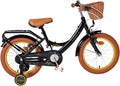 Volare ashley children's bicycle - girls - 16 inches - black - two hand brakes-0