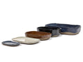 Serax - merci la nouvelle table - extra deep plate m - dark blue - 8 pieces-0