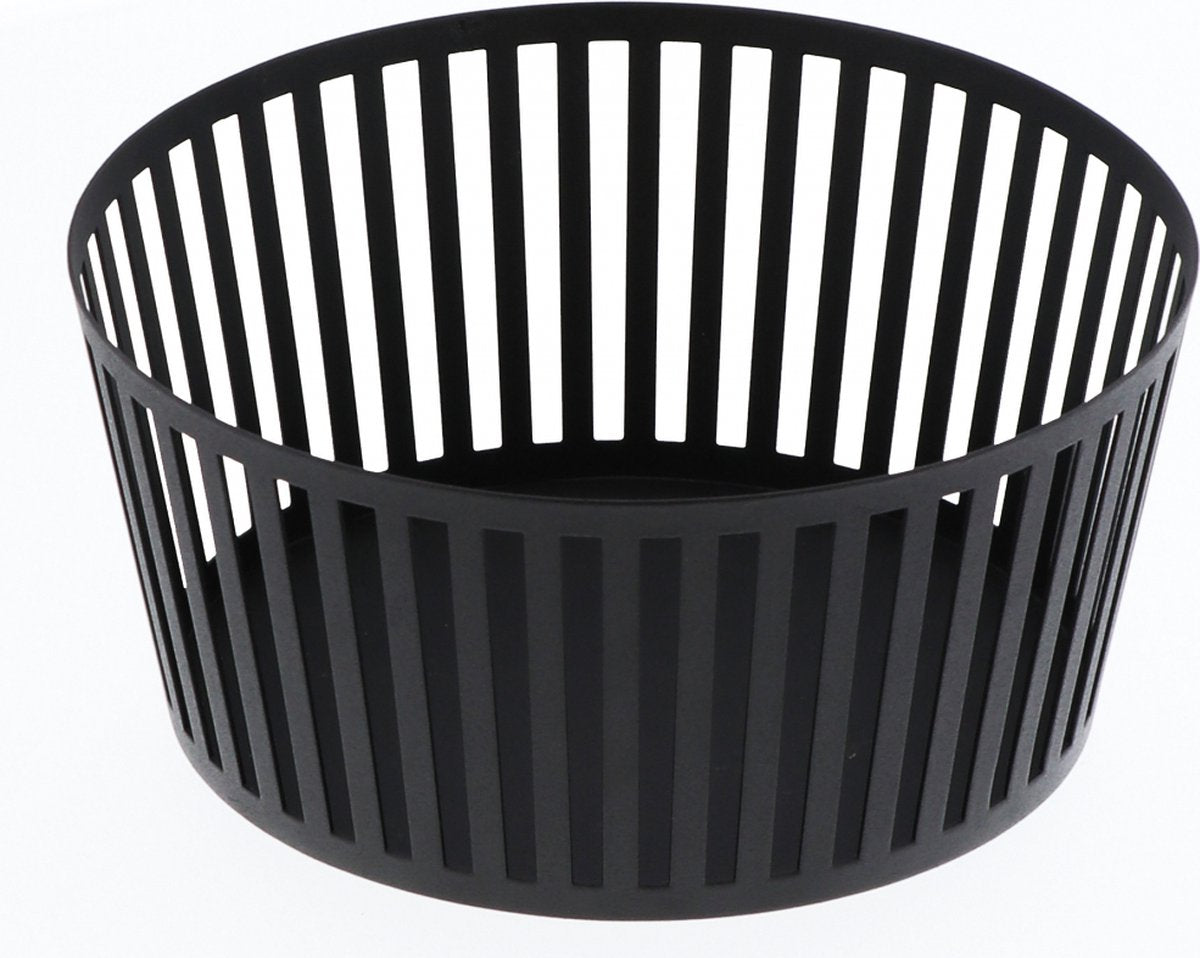 Yamazaki fruit basket - deep - tower - black-0
