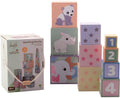 Joueco Stacking Blocks Wild Animals, 10pcs.-0
