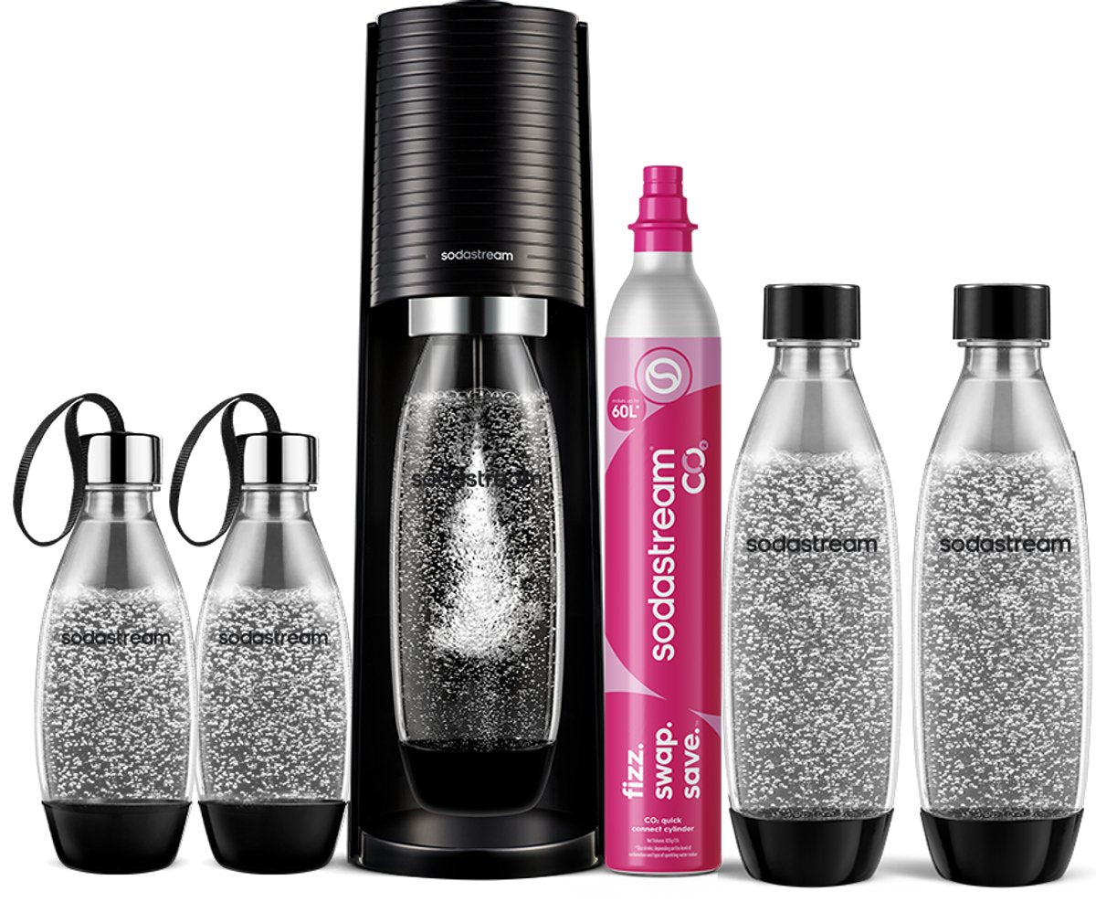 Sodastream sparkling water maker terra gigapack - black-0