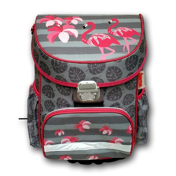 Hama 183669 Flamingo 2in1 iskolatáska szett-0