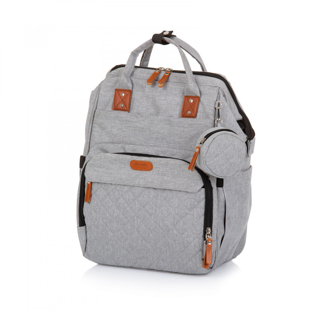 CHIPOLINO pelenkázó táska/hátizsák - Ash grey-0