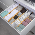 Bamboo Expandable Drawer Dividers – 4 Pack-0
