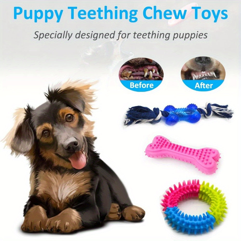 NNETM Dog Chew Toy Set Assortment (15-Pack)