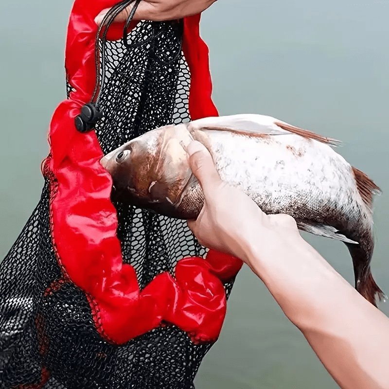 Nylon Fishing Net Bag with Handle