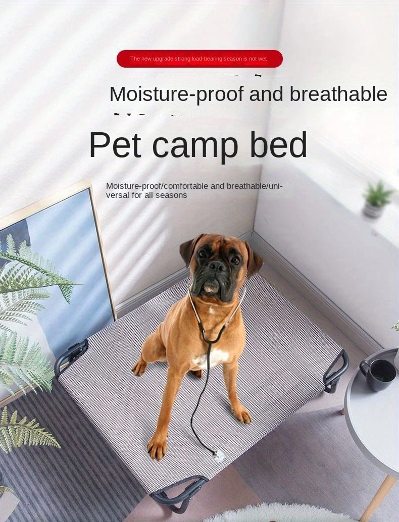 NNETM Foldable Pet Bed with Removable Cushion-3