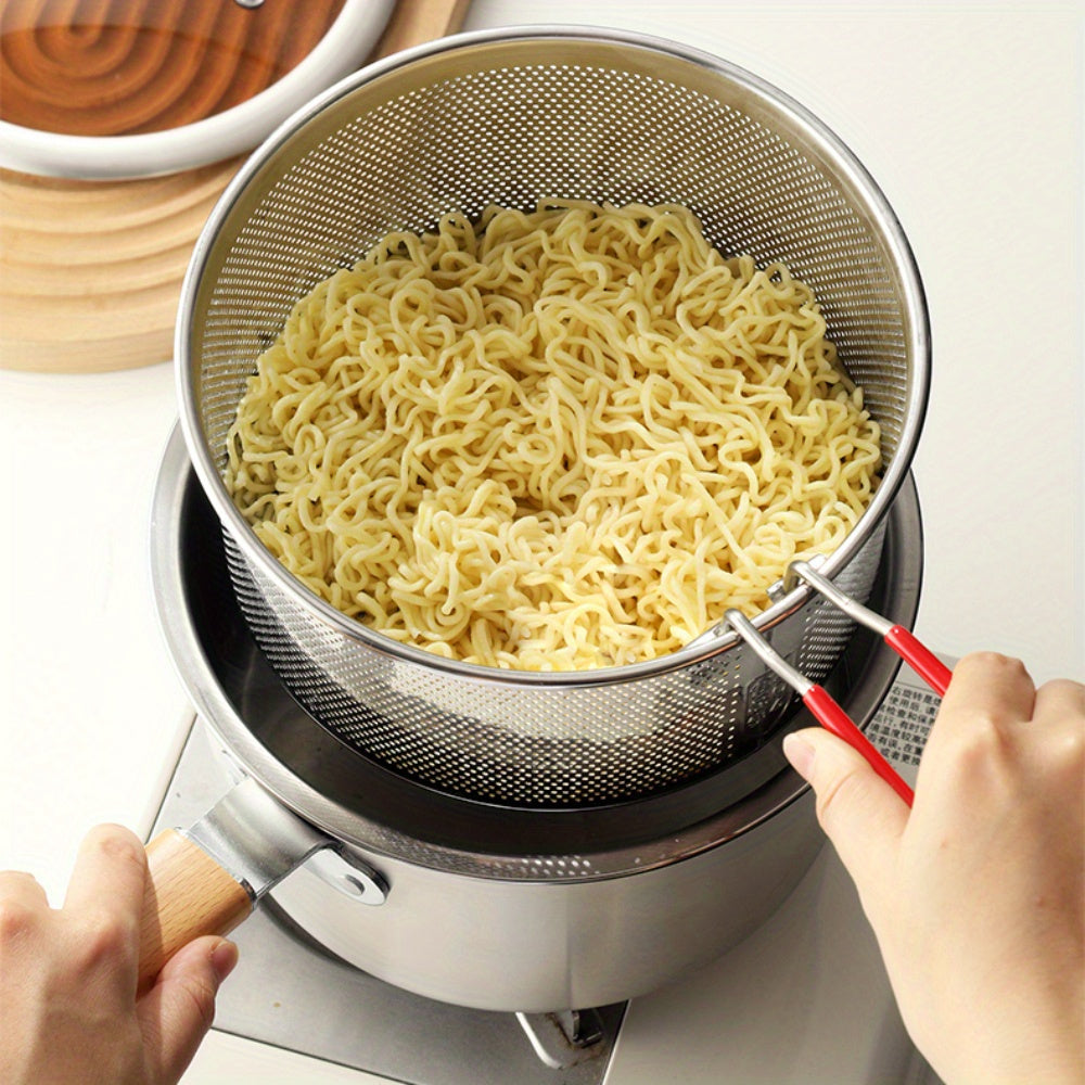 NNETM Cookware Set with Stainless Steel Frying Basket