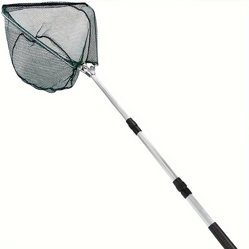 NNETM Ultra-Light Foldable Fishing Net with Telescopic Handle