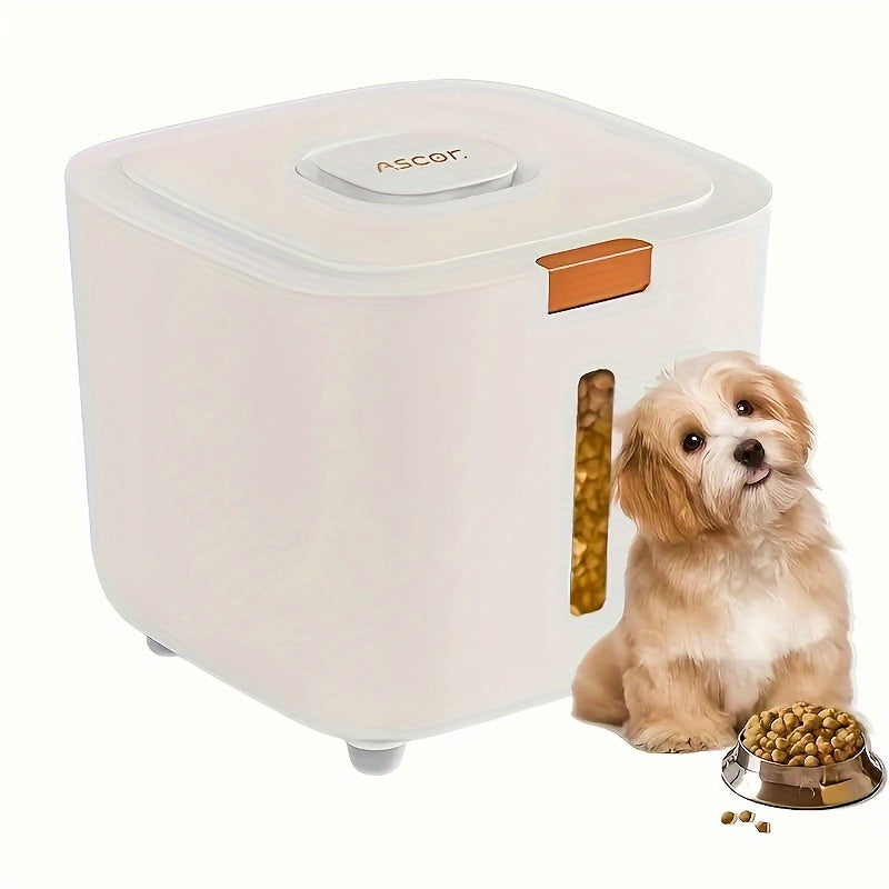 NNETM Airtight Pet Food Storage Container Flip-Top Lid-1