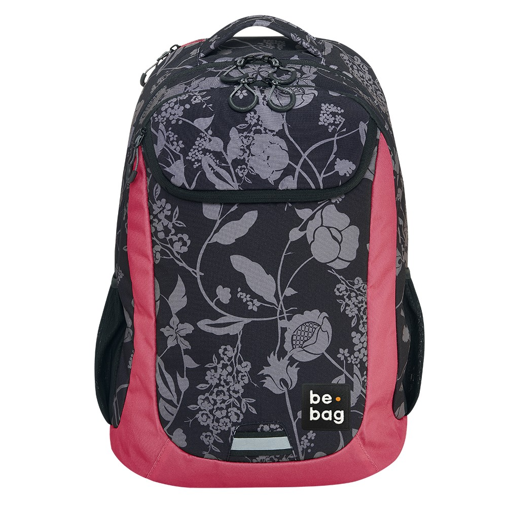 Herlitz be bag.Active Mystic Flowers Hátizsák - Rózsaszín/Fekete-0