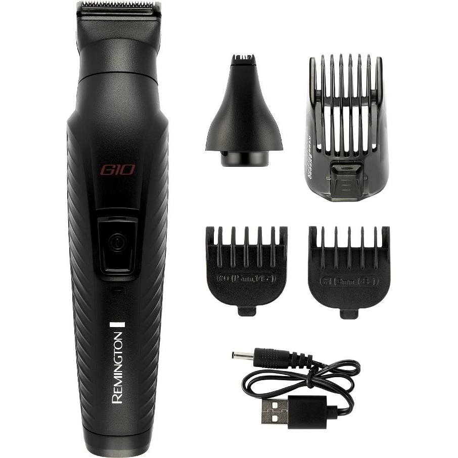 Remington PG2100 Graphite G10 10in1 Akkus Száraz Testszőrnyíró készlet - Fekete-0
