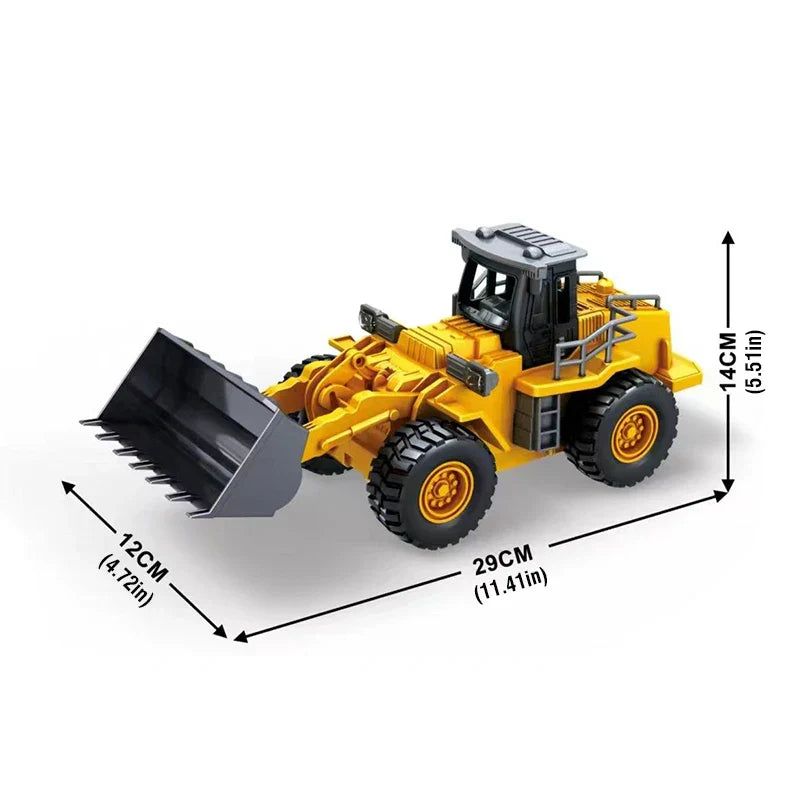 2.4G Alloy Remote Control Dump Bulldozer-2