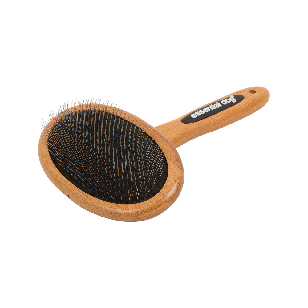 Natural Bamboo Slicker Brush: Dogs & Cats