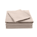 Royal Comfort Blended Bamboo Sheet Set Warm Grey - Double-0
