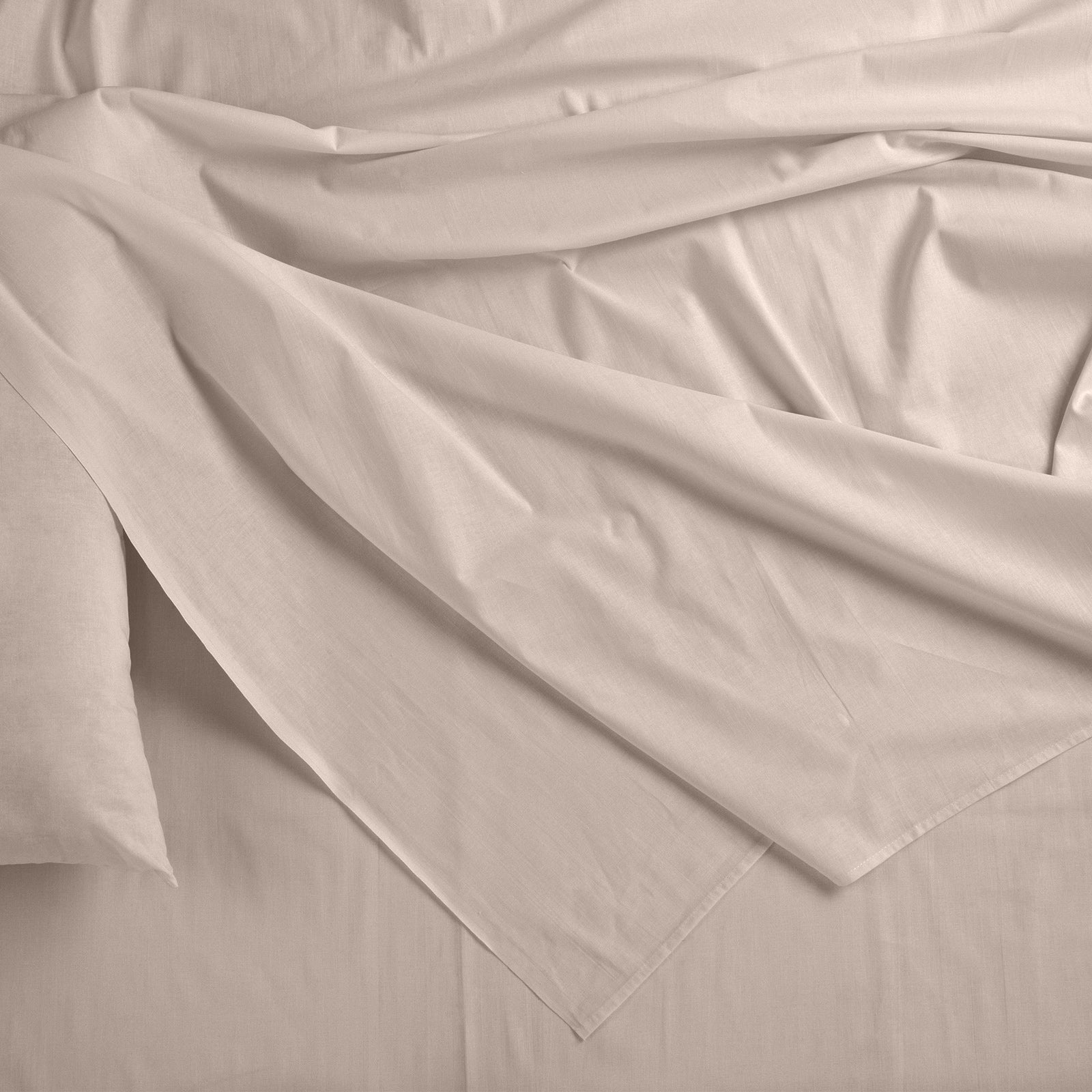 Royal Comfort Blended Bamboo Sheet Set Warm Grey - Double-1
