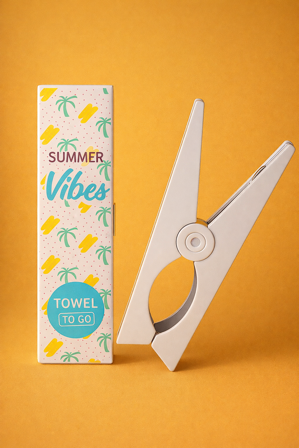 Towel To Go Beach Towel Clips ( Set of 2) - Summer Vibe-0
