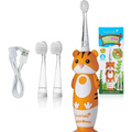 Brush-Baby WildOnes Tiger Elektromos Újratölthető Fogkefe Gyermekeknek-0