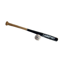 Tactic bex sunsport baseball bat with ball, 71cm-0