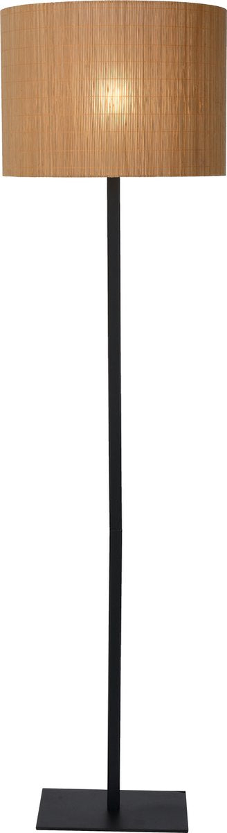 Lucide magius - floor lamp - ø 42 cm - 1xe27 - natural - japandi-0
