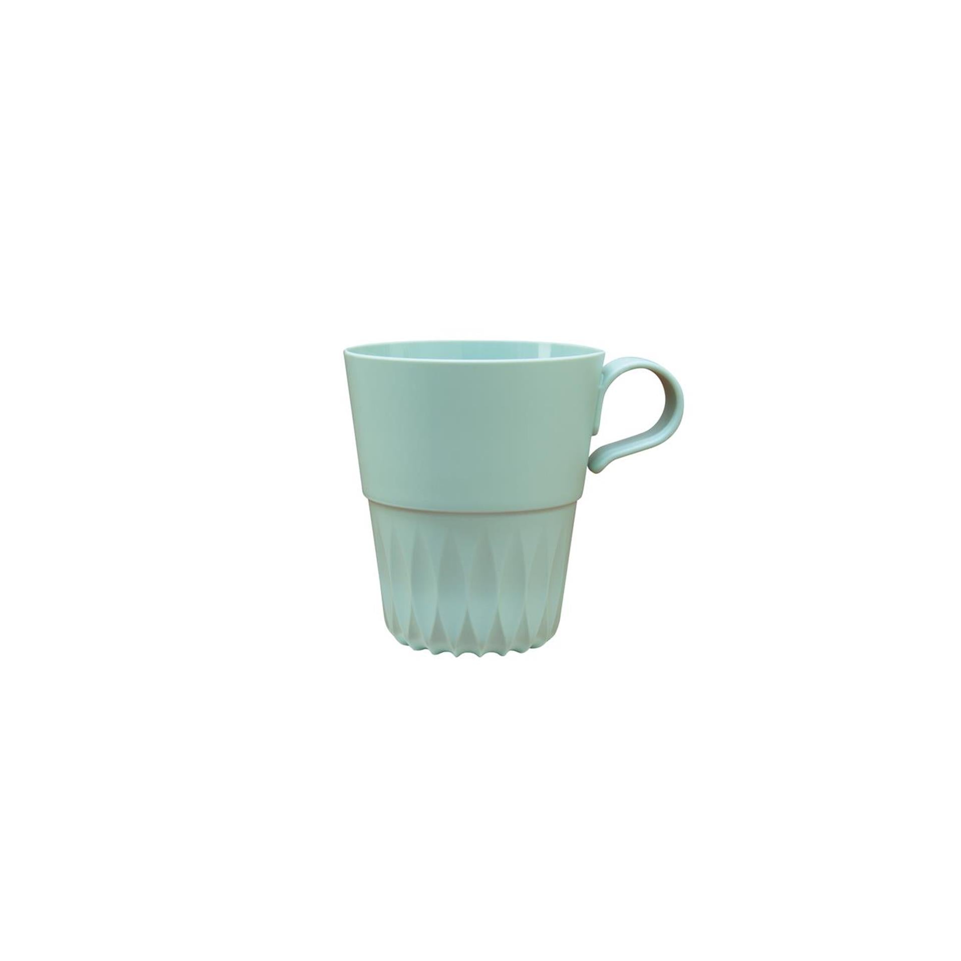 Papstar officup cup 180ml green set of 10 pieces-0