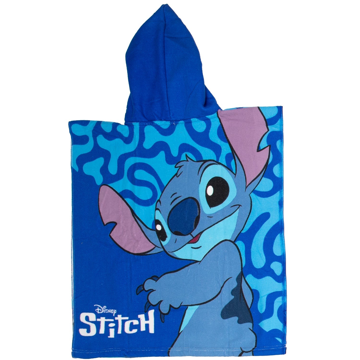 Puch towel poncho stitch blue 55x110cm-0