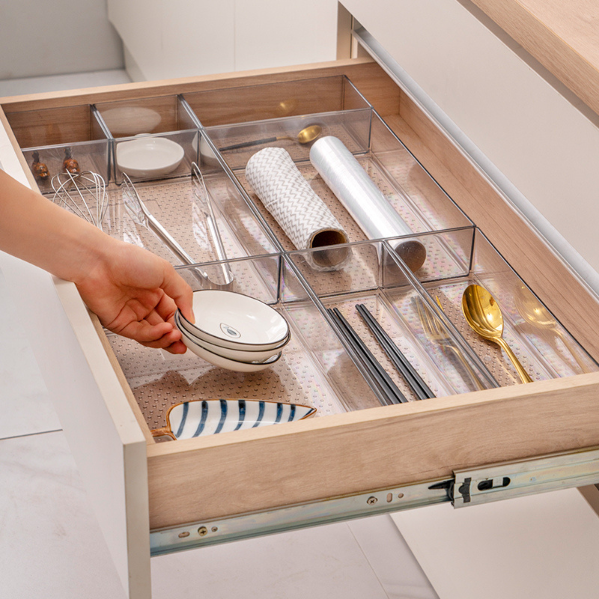 Small Clear Drawer Organisers