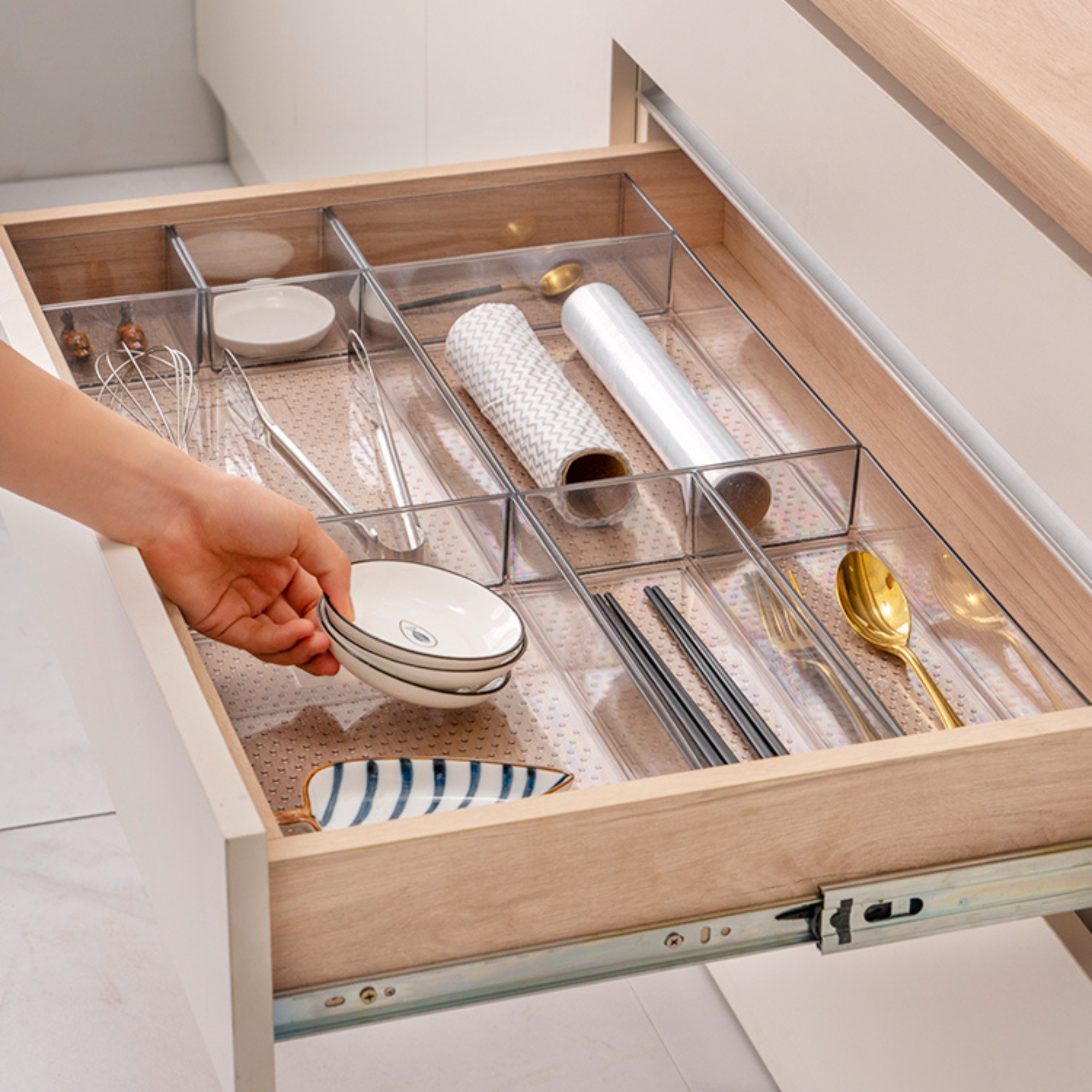 Small Clear Drawer Organisers