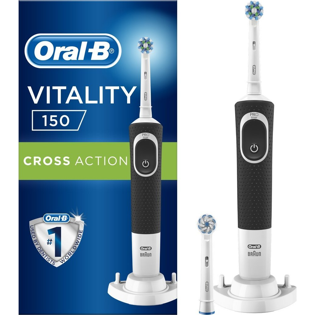 Oral-B Vitality D150 elektromos fogkefe, fekete-0