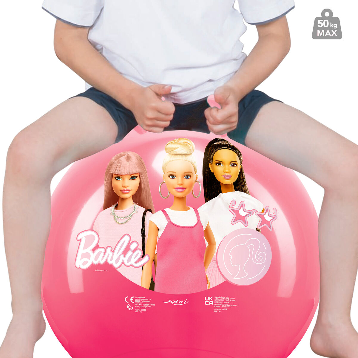 Jumping Ball Barbie Pink-2