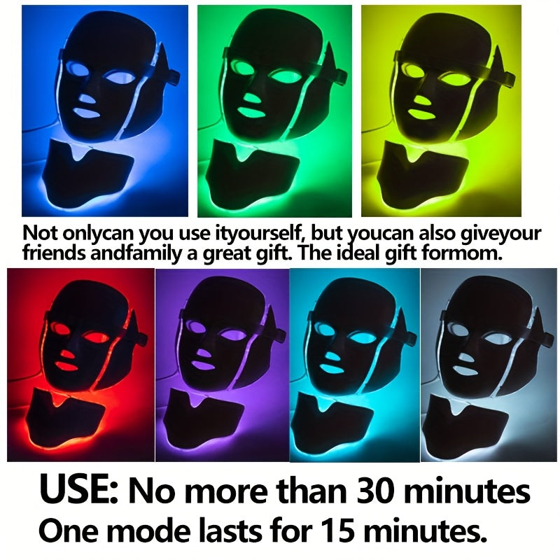 NNETM LED Facial & Neck Mask (7 Colors)