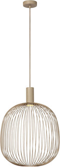 Lucide esterel - hanging lamp - ø 40 cm - 1xgu10 - taupe | essential-0