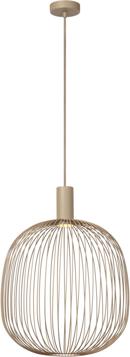 Lucide esterel - hanging lamp - ø 40 cm - 1xgu10 - taupe | essential-0