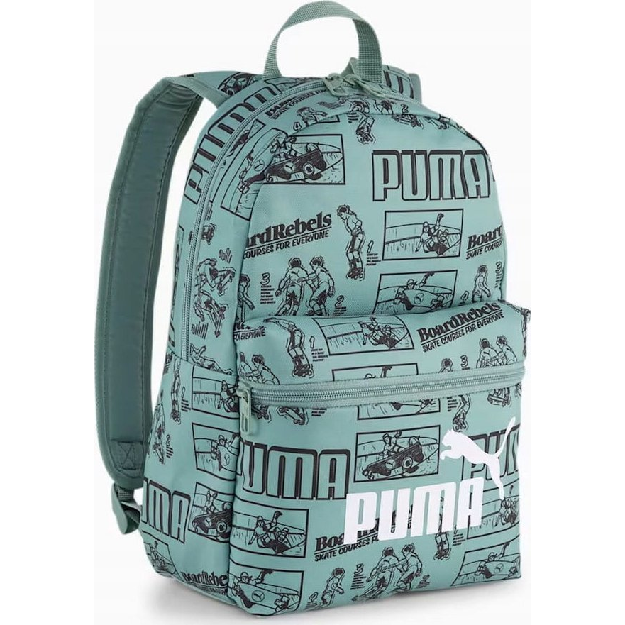 Puma 25 9132401 zöld mintás kicsi hátizsák-0