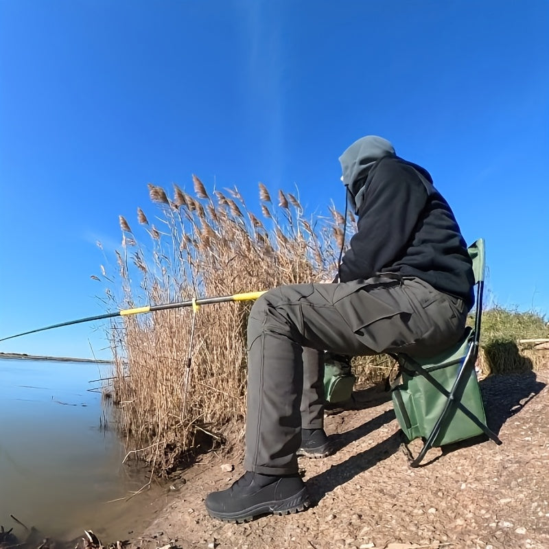Folding Fishing Chair Ultra-Light with Cooler Bag-2