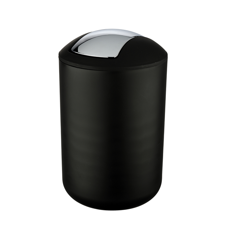 Wenko 1064956 - pedal bin brasil l 6.5 litre black | 2 pieces-0