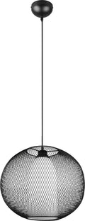Trio filo - hanging lamp - black matt - excl. 1x e27 4.9 w - ceiling mounting - height adjustable-0