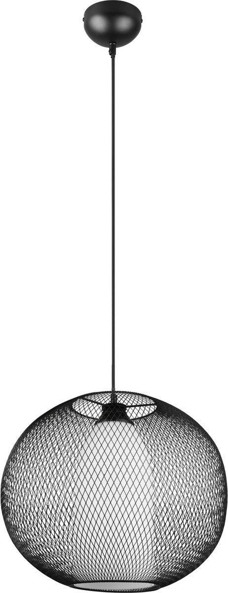 Trio filo - hanging lamp - black matt - excl. 1x e27 4.9 w - ceiling mounting - height adjustable-0