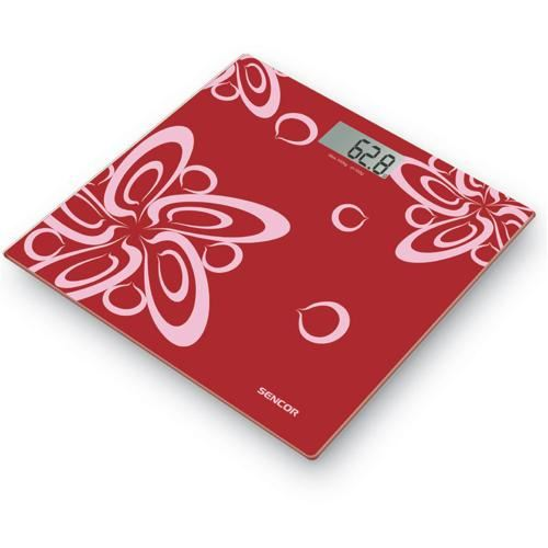 Sencor SBS 2507RD fürdőszoba mérleg piros-0
