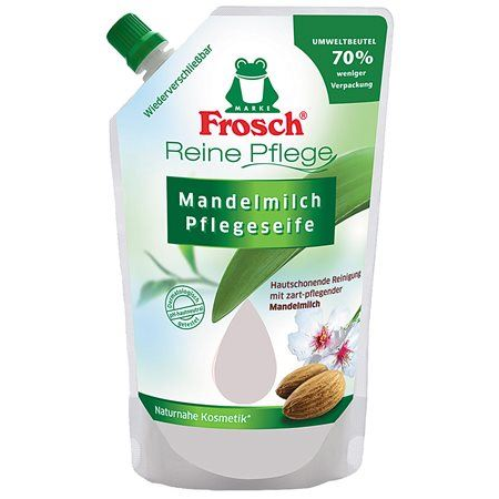 Frosch folyékony szappan utántöltő 0,5l mandulatej (32020176)-0