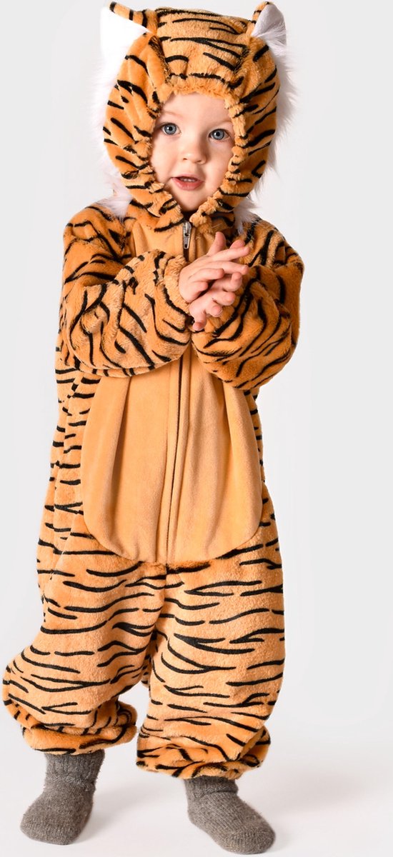 Den Goda fen fancy dress tiger jumpsuit size 92 baby 1.5-2 years.-0