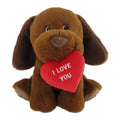 Simba Pluche knuffel hond met hart - 35cm-0