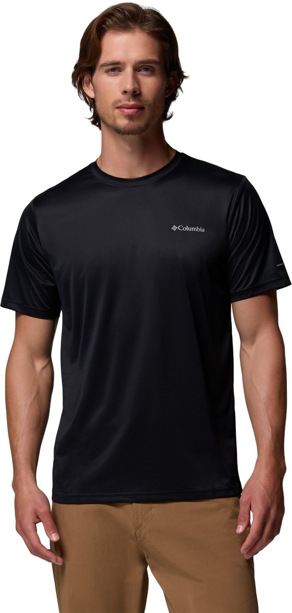 Columbia hike™ crew men's outdoor shirt - black