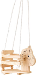 Small foot - wooden horse swing, 145cm-0