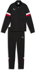 PUMA individualrise tracksuit jr unisex trainingspak - black- white- red-0