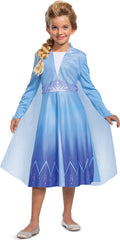 Disguise Disney – Die Eiskönigin 2, Elsa Reise Basic Plus, Größe XS (3-4 Jahre), Mädchen