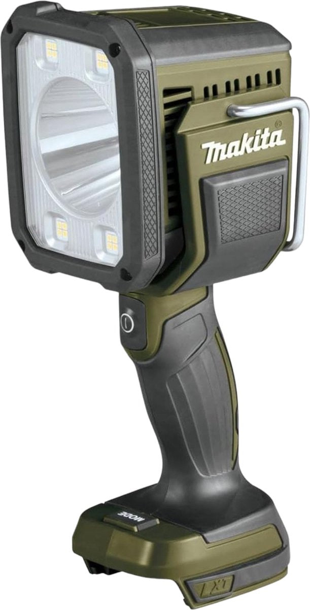 Makita DML 812 O Cordless Handheld Spotlight 18 V 1250 lm LED Olive Green Outdoor Adventure Special Edition Solo - without battery, without charger-0