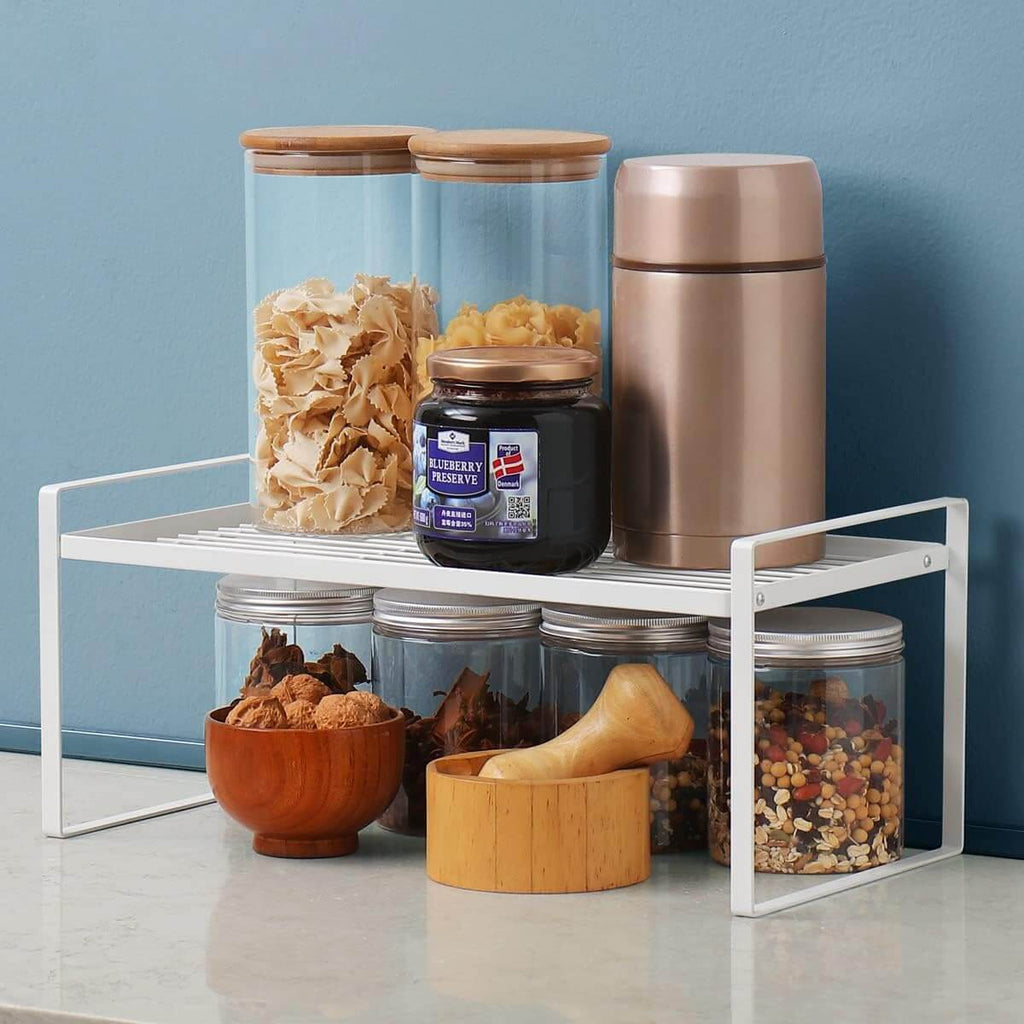 Metal Under Sink Shelf – White-4