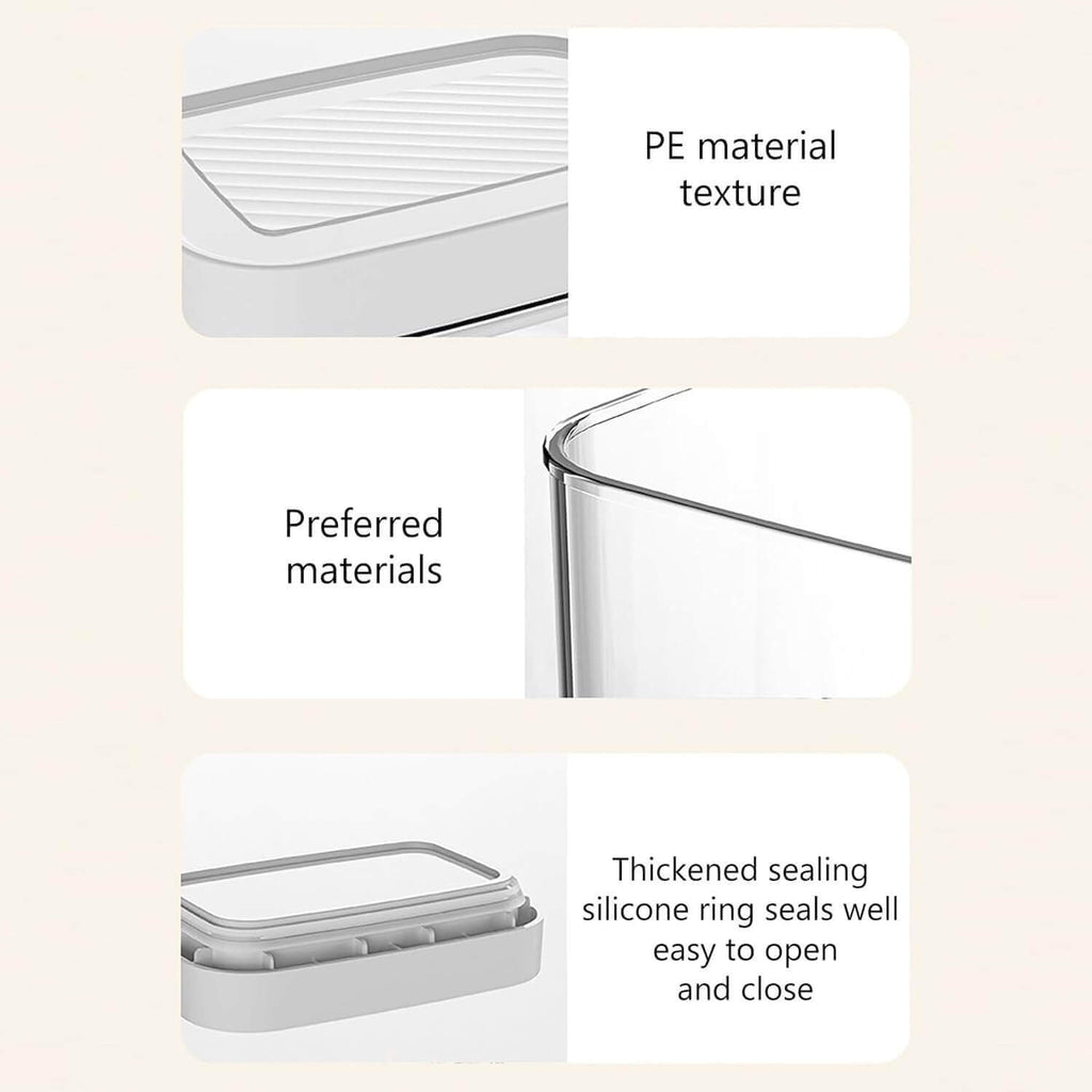Elegant White Airtight Container – 1800ML-3