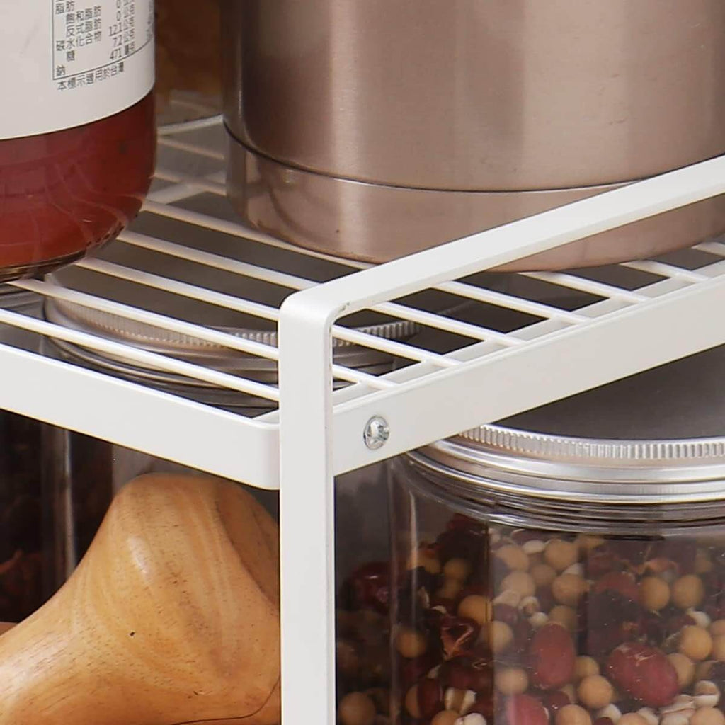 Metal Under Sink Shelf – White-3